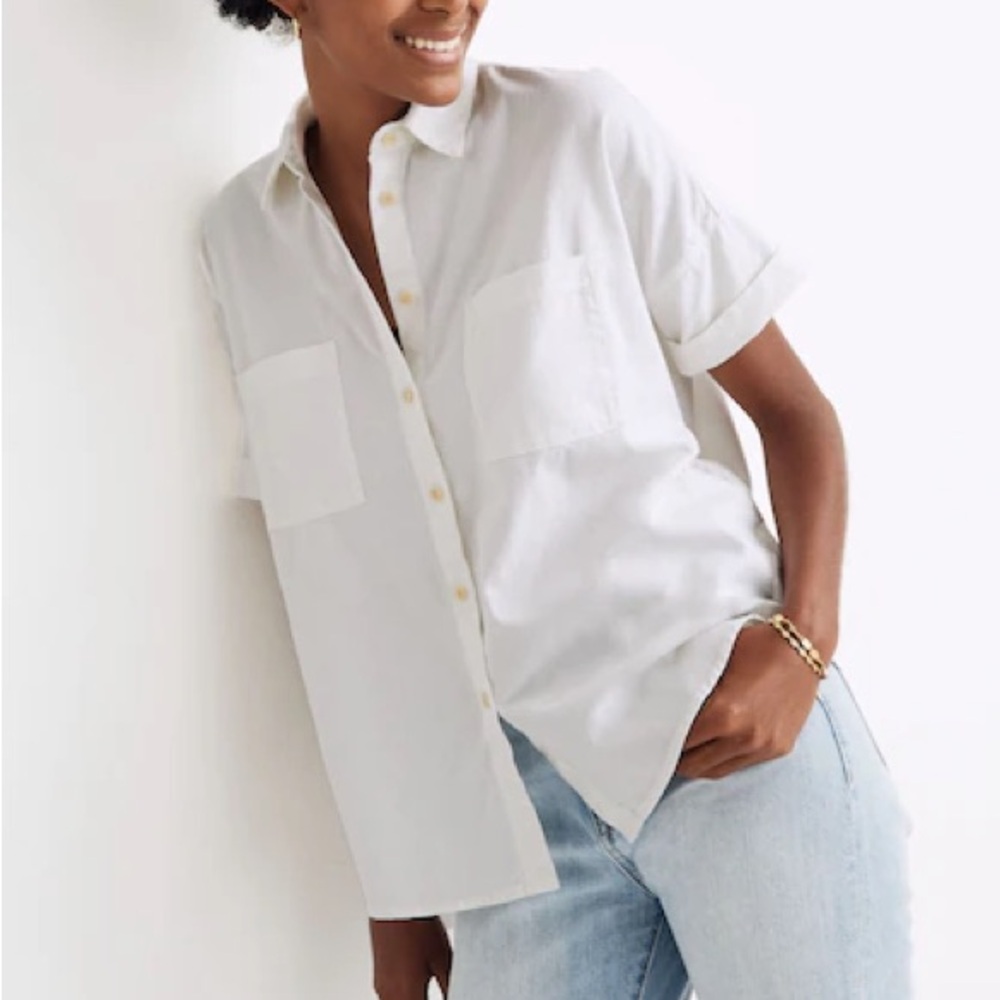 Madewell Linen top NWT